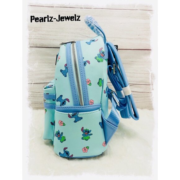 Loungefly Lilo & Stitch Hula Poses Allover Print Backpack BoxLunch Exclusive NWT main image 4